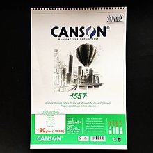 Papier - Skicár CANSON 1557, 180g/m2, A3+, 30 listov - 16617704_