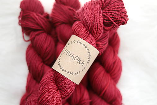 Ručne farbená priadza (SANGUIS - Merino/nylon 100g/400m)