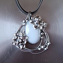 Náhrdelníky - Molly - náhrdelník ( achát ) - 16618785_