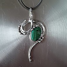 Náhrdelníky - Green Lake - náhrdelník (malachit) - 16618787_