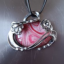 Náhrdelníky - Minerva - náhrdelník (sklo) - 16618811_