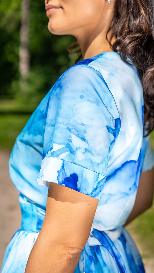 Zavinovacie šaty - atrament - AKCIA!