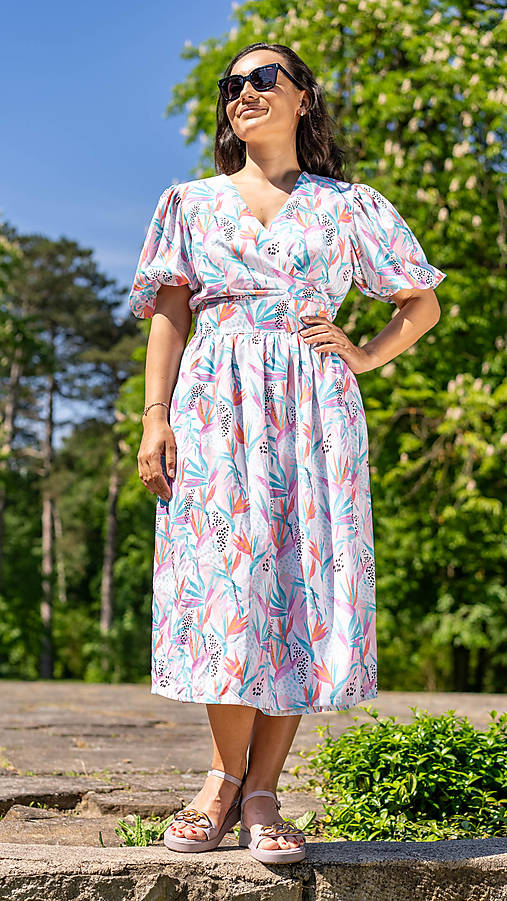 Zavinovacie šaty - strelície - AKCIA!