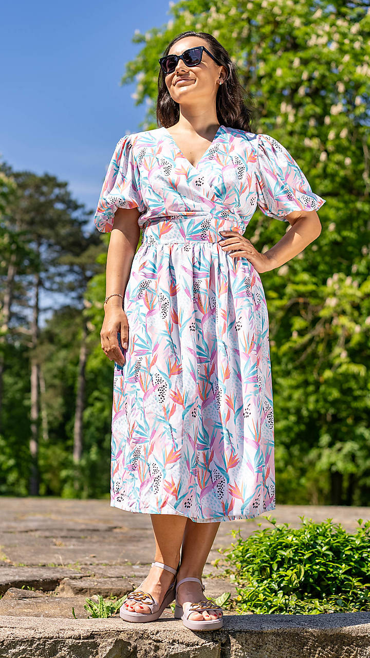 Zavinovacie šaty - strelície - AKCIA!