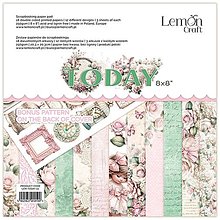 Papier - Scrapbook papier Lemoncraft Today 8x8 - 16621583_