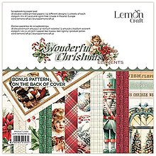 Papier - Scrapbook papier Lemoncraft Wonderful Christmas 8x8 elements - 16621785_