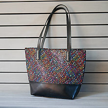 Veľké tašky - Shopper kožená kabelka - Maki - 16619762_