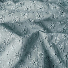 Textil - madeira Kvetinky, 100 % bavlna, šírka 150 cm (Modrá) - 16620133_