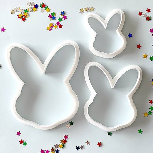 Príbory, varešky, pomôcky - Vykrajovačka zajačik - rôzne veľkosti / V0017 - 16620155_