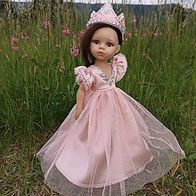 Hračky - Princeznovské šaty s korunkou  pre bábiku Paola reina - 16623812_