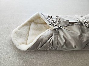 Detský textil - Vlnienka Klasická zavinovačka pre novorodenca 100% MERINO TOP SUPER WASH Sand - 16623546_