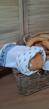 Úžitkový textil - Ľanové dvojvrstvové vrecko na veľký chlieb_ nesmrteľný cibuliak_50x26cm - 15910024_