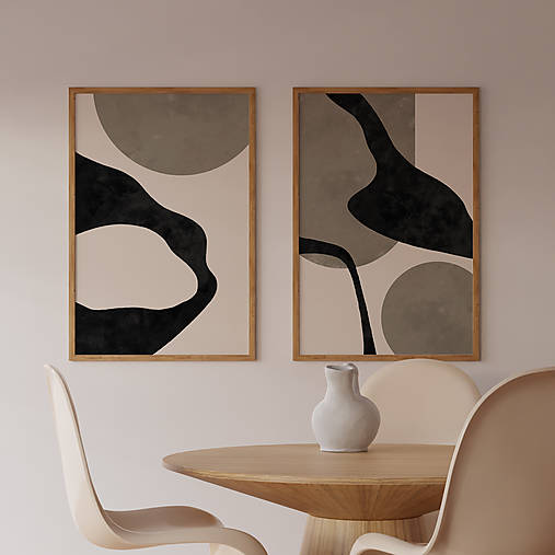 Obrazy - Set minimalistických plagátov - 16623983_