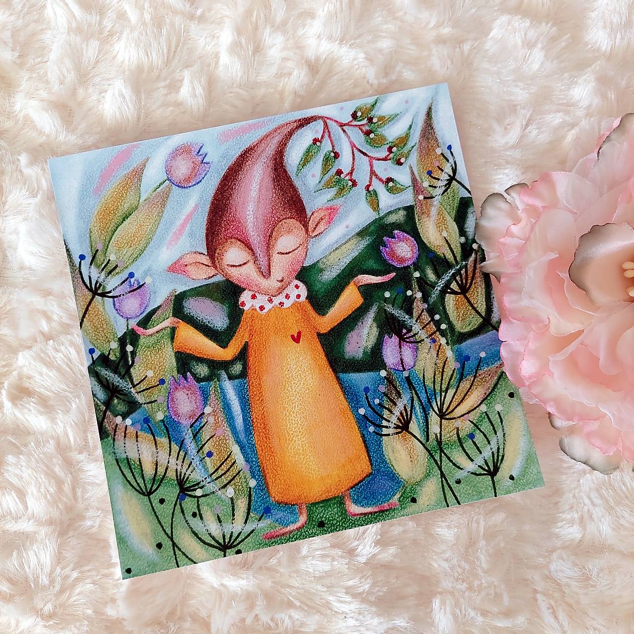 Pomáha rastlinkám rásť/print