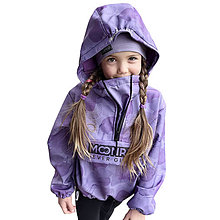 Detské oblečenie - Detská softshell bunda - anorak cappuccino - 16624275_