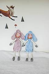 Hračky - Ovka nohatá bledomodrá - 16625333_