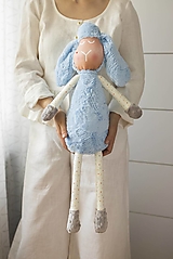 Hračky - Ovka nohatá bledomodrá - 16625338_