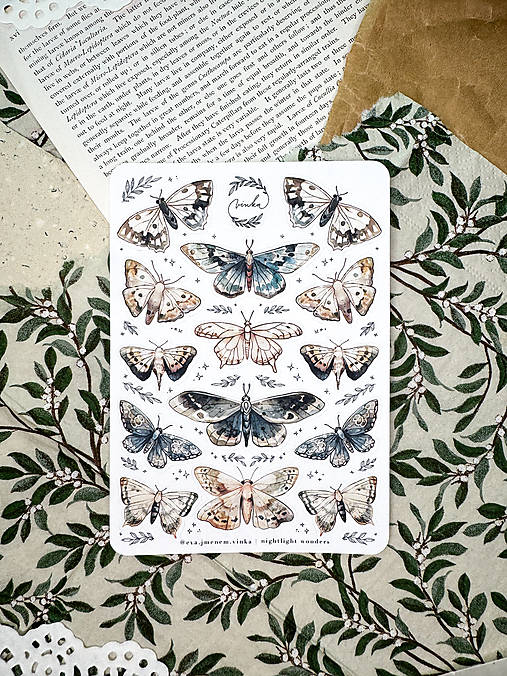 Papier - Samolepky " Nightlight Wonders " - 16624630_