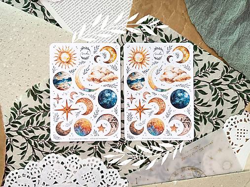 Papier - Samolepky " Celestial Treasures " - 16624799_