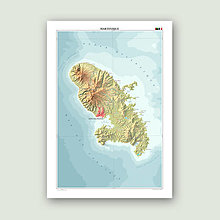 Grafika - Martinik (dekoratívna mapa) - 16625171_