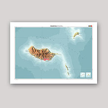 Grafika - Madeira (dekoratívna mapa) - 16625221_