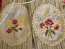 Úžitkový textil - Vrecúška na levanduľu - maky - 16628188_