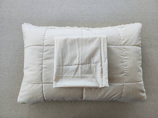 Detský textil - VLNIENKA obliečka na vankúš 40 x 60 CM na mieru 100% bavlna Ecra - 16631168_