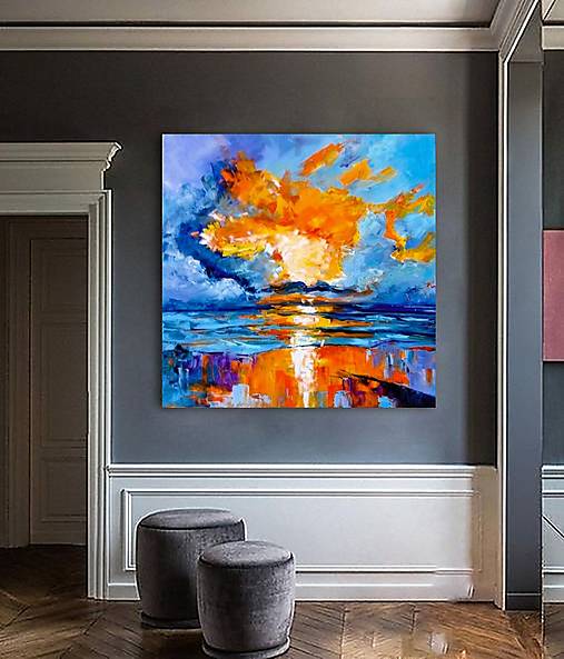 Obrazy - Sunset 3_70x70 - 16631154_