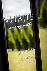 Úložné priestory & Organizácia - Uvítacia nálepka na zrkadlo / plexisklo - vzor 4 (k formátu 50x50cm (biela farba)) - 16631942_
