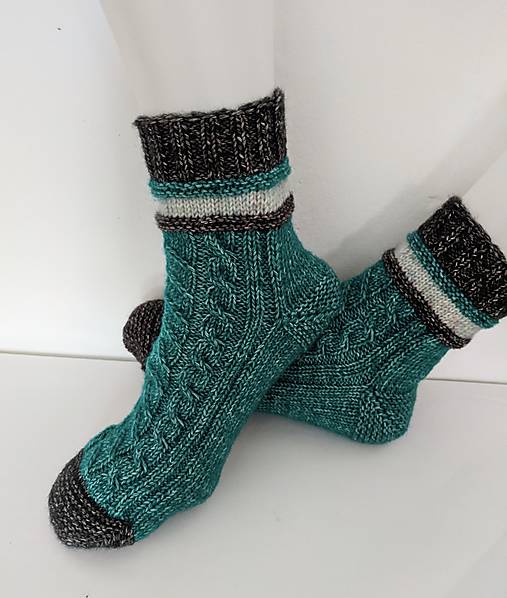 Ponožky, pančuchy, obuv - Pánske bavlnené ponožky  - 16631393_