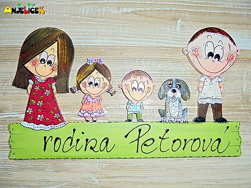 Tabuľky - Menovka - rodinka - 16634379_