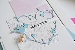 Papiernictvo - Gratulačný pozdrav PANI UČITEĽKE - srdiečko - 16634851_