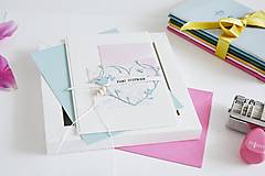 Papiernictvo - Gratulačný pozdrav PANI UČITEĽKE - srdiečko - 16634852_
