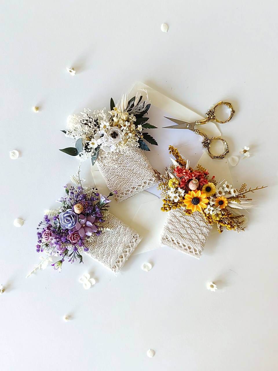 Pierko pre ženícha do vrecka "keď život kvitne" 