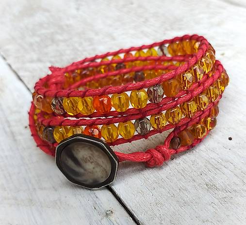 Náramky - Wrap náramok WN.01 - 16635889_