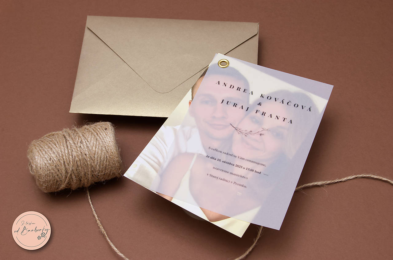 Svadobné oznámenie #29_B