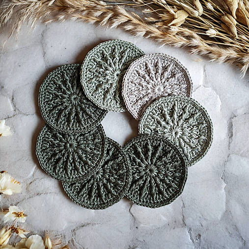 Úžitkový textil - Masážna odličovacia žinka ECO | set Mom's Nature - 16637699_