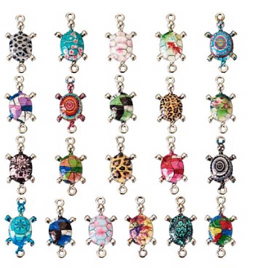 Komponenty - Medzikus korytnačka, 1 ks - 16639067_