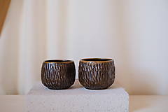 Nádoby - Woodland cup - Matcha ( sada 2 ks) - 16638265_