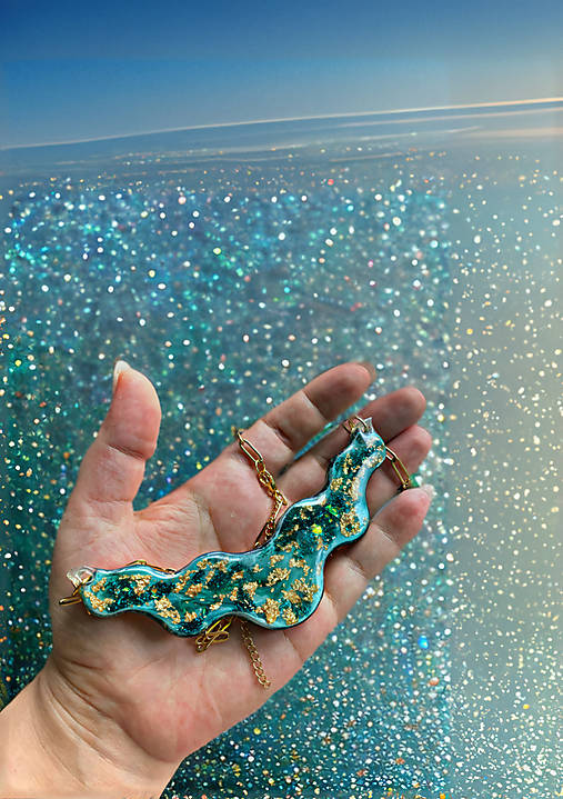 Náhrdelník Green Waves 