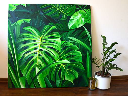 Monstera 100*100 cm