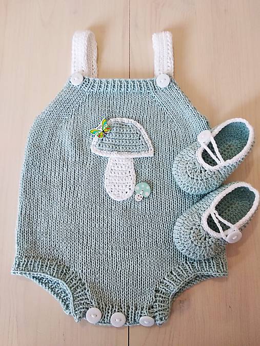 Detské oblečenie - Galoty s hríbikom 100% Cotton - 16639848_