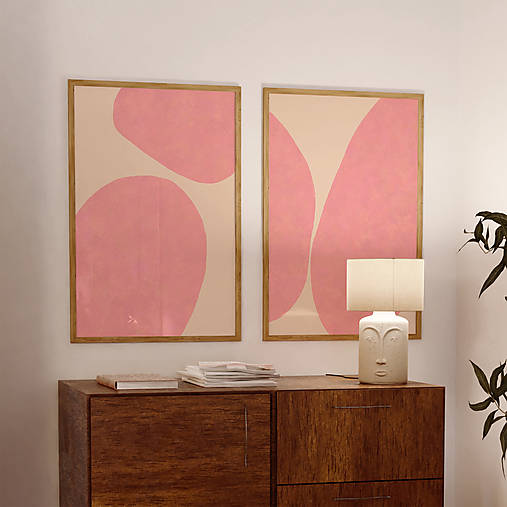 Obrazy - Moderný set 2 obrazov - 16641153_