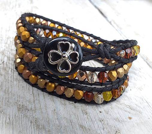 Náramky - Wrap náramok WN.04 - 16641488_