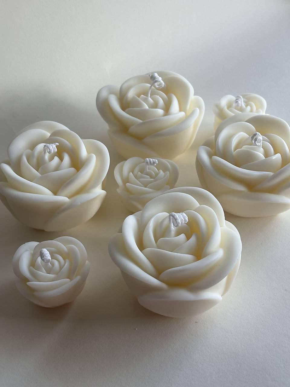 Sójová svieca ruža