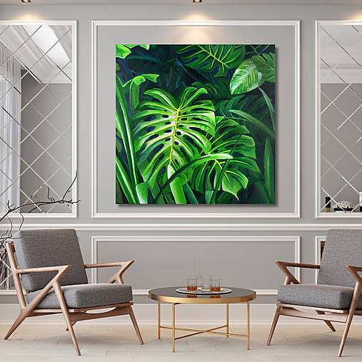 Monstera 100*100 cm