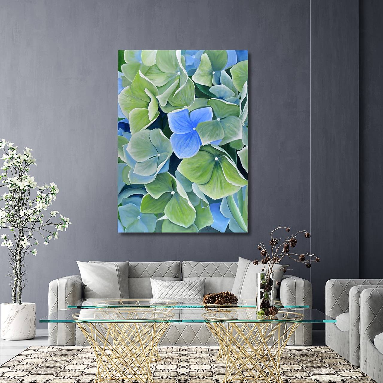 Hortenzia 100*140 cm