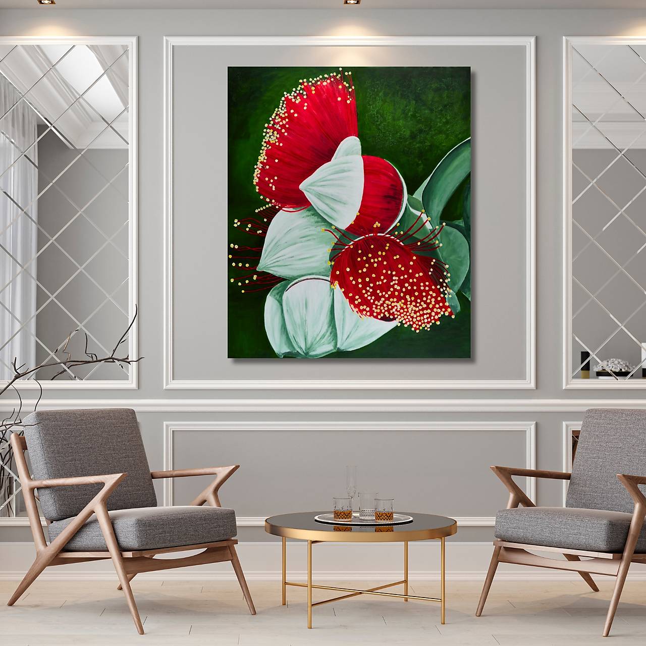 Eukalyptus 100*120cm