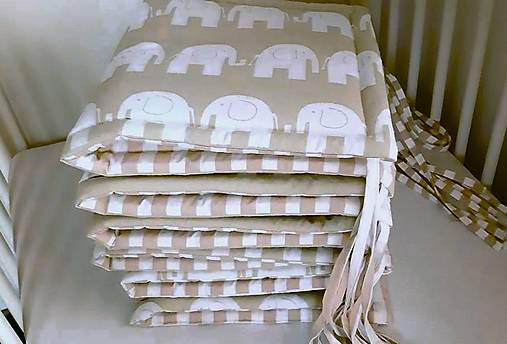 Detský textil - Mantinel do postieľky - 16647017_