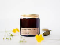 Sviečky - Litsea cubeba & Ylang-ylang - sójová sviečka - 16648094_